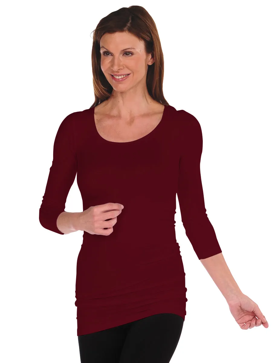 3/4 Sleeve Tunic Slip Dress - FINAL SALE