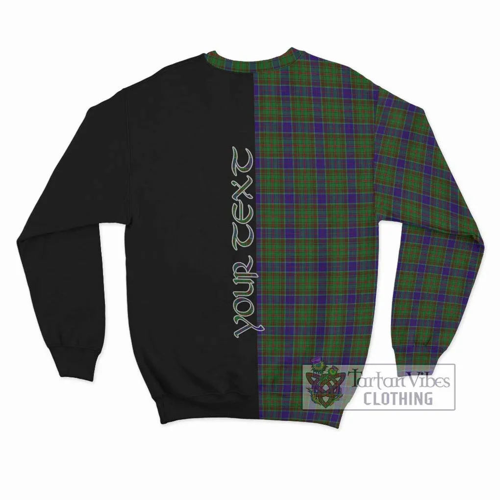 Adam Tartan Sweatshirt with Family Crest and Half Of Me Style