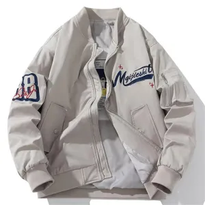 American Style Embroidery Bomber Jacket