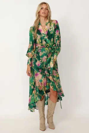 Arianna Floral Wrap Dress