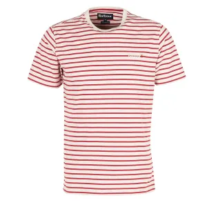 Barbour Dent Stripe T-Shirt Rainy Day