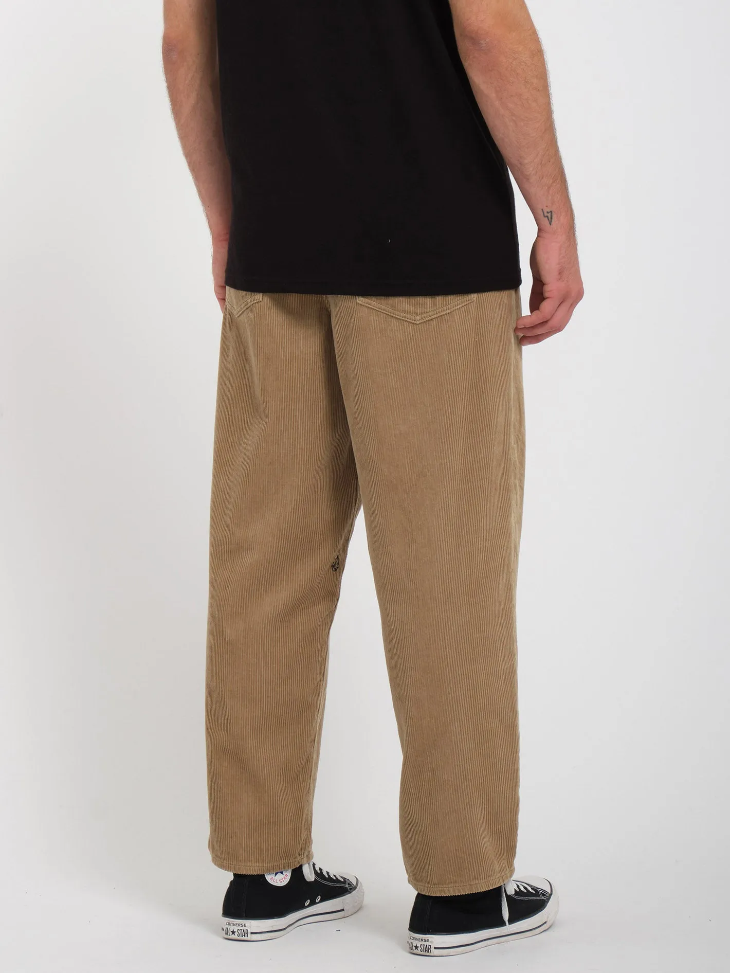 Billow Tapered Corduroy Trousers - Khaki