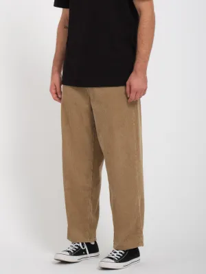 Billow Tapered Corduroy Trousers - Khaki