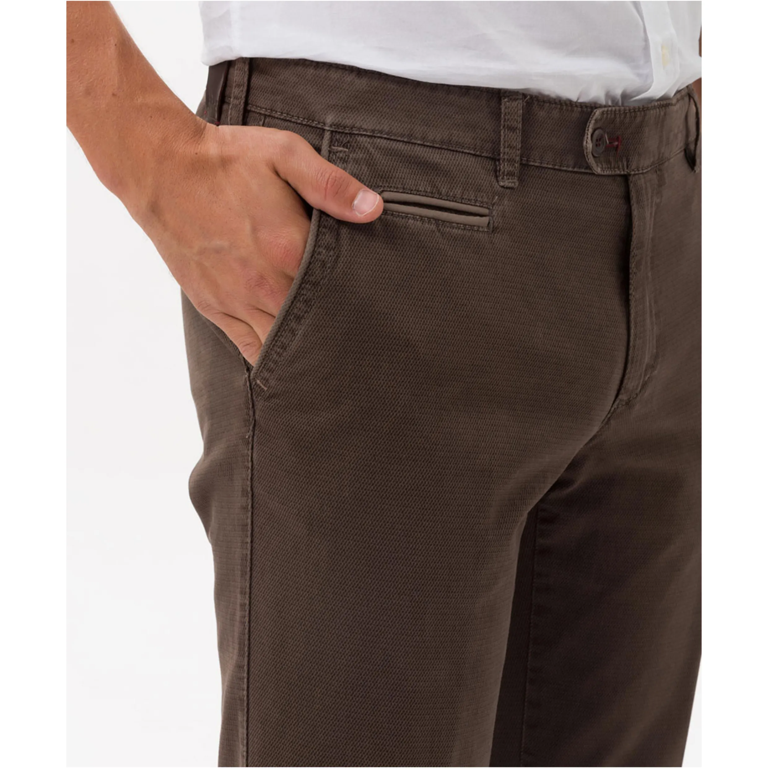 Brax Finest Pima Cotton Chinos Everest C 83-1447 - Nut