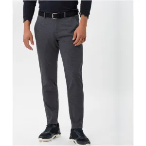 Brax Winter Trousers In Stretch Jersey Knit 85-5304 Lounge Flex - Midnight Blue