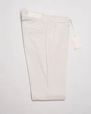 Briglia Garment Dyed Cotton Chinos / Off White