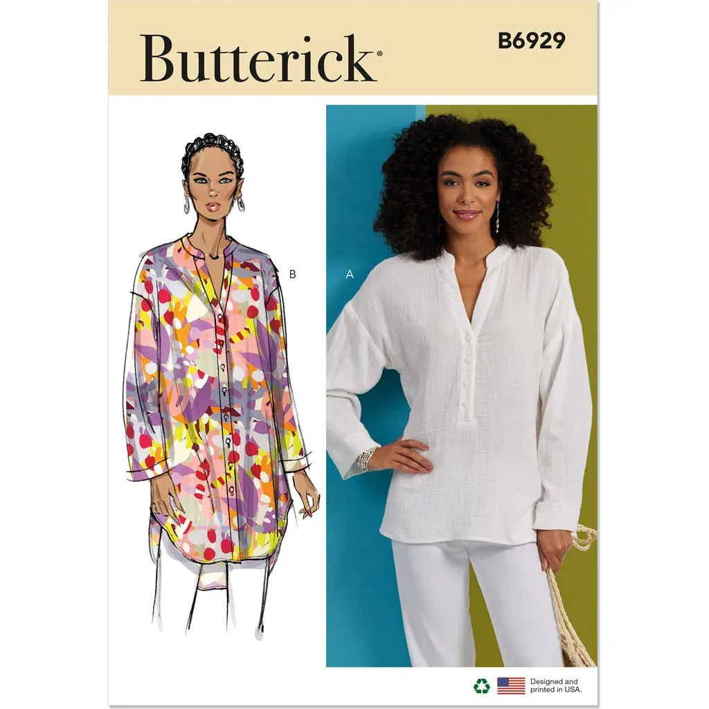 Butterick Pattern B6929 Misses’ Top and Tunic