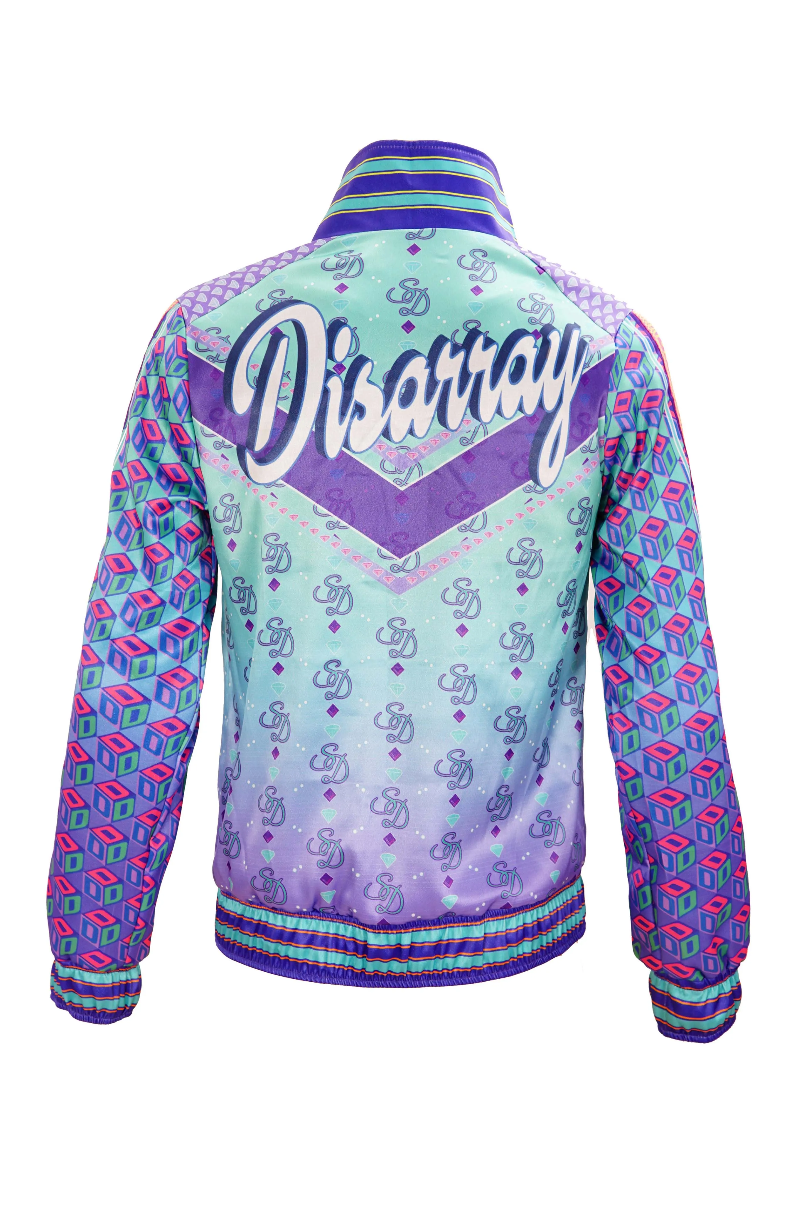 Crystal Mint (Last 1 Size M) Danny Disarray | Deluxe Printed Jacket | Unisex