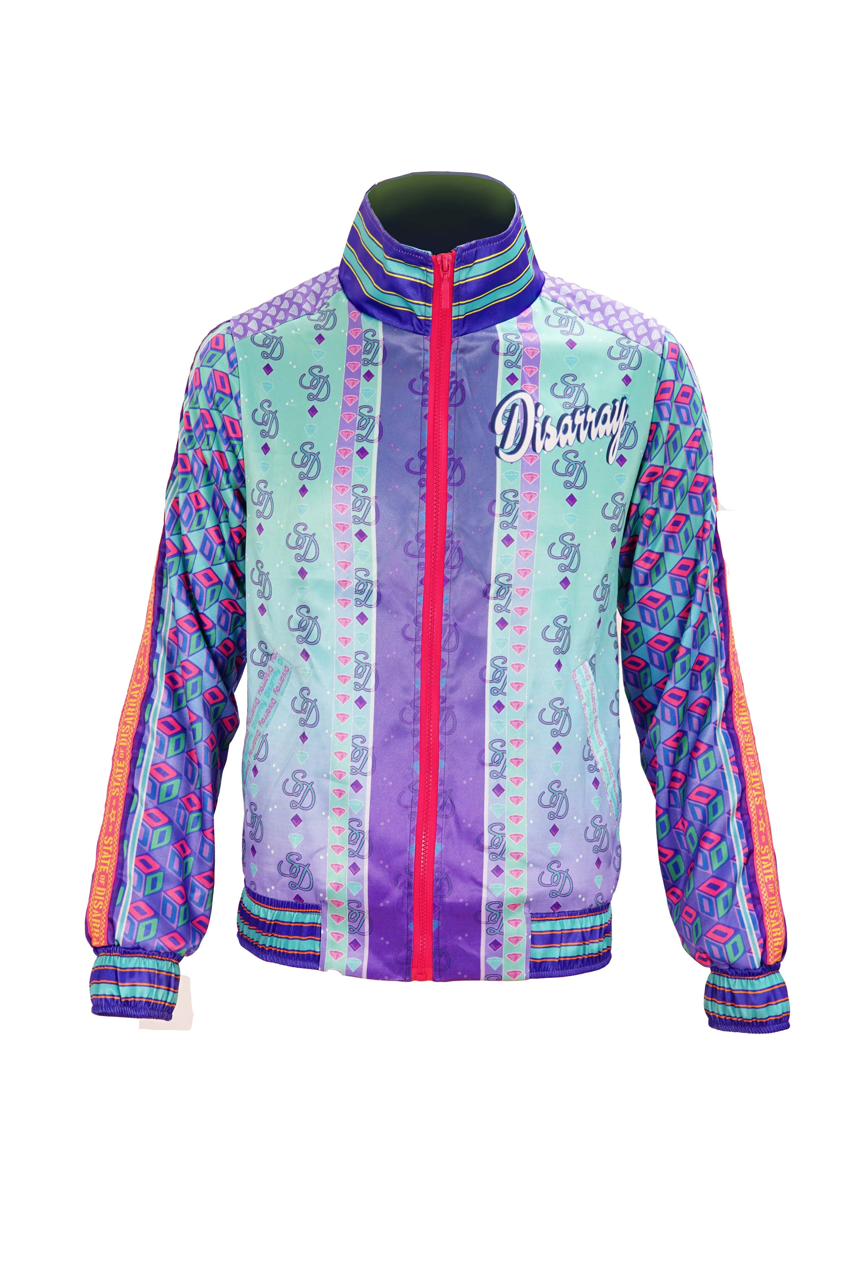 Crystal Mint (Last 1 Size M) Danny Disarray | Deluxe Printed Jacket | Unisex