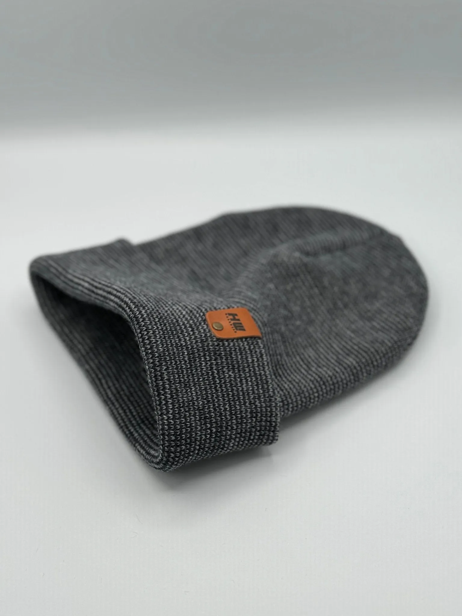 CTD401 HAAKWEAR Traditional Fusion Cuffed Beanie - Gray/Blue, Made in USA