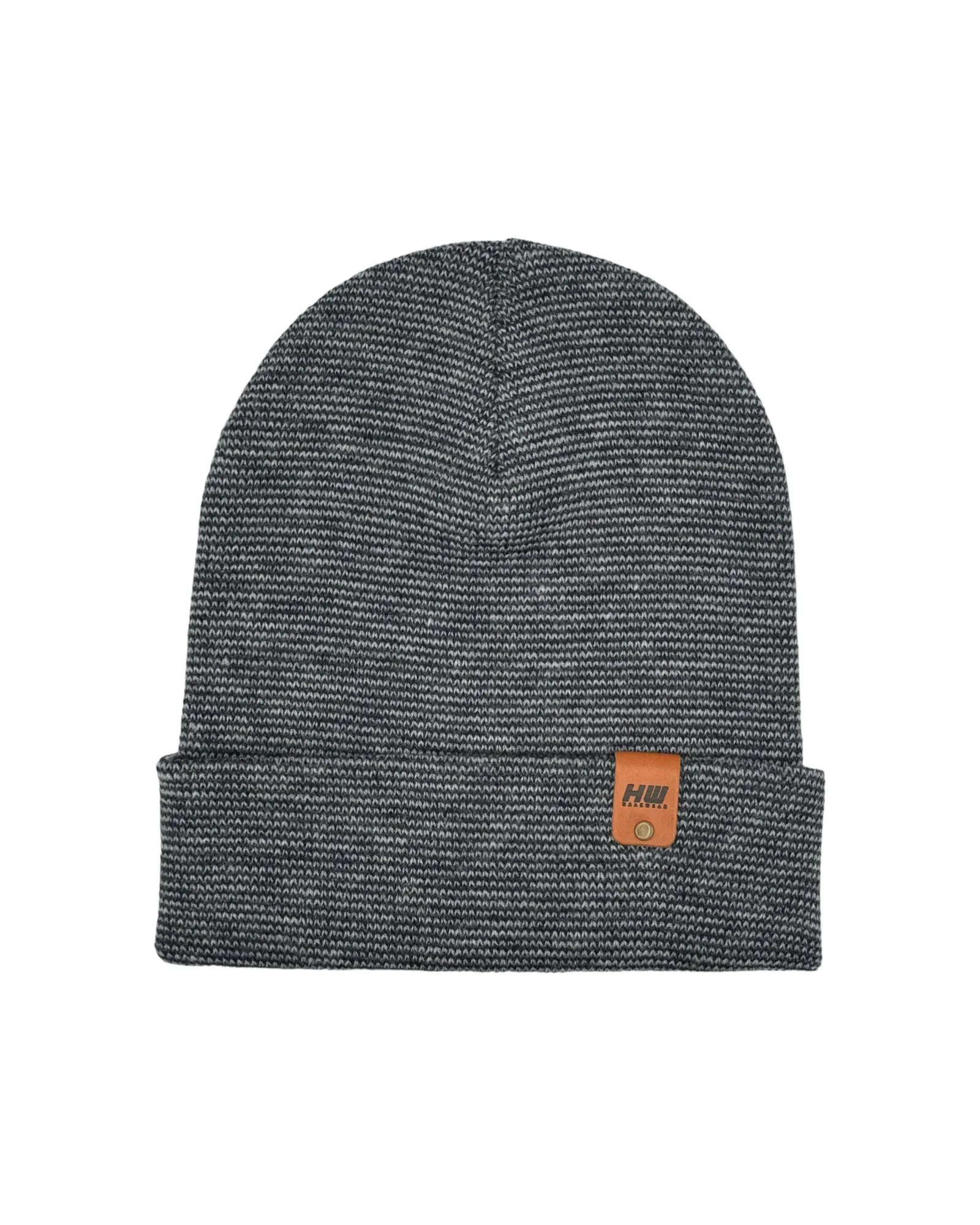 CTD401 HAAKWEAR Traditional Fusion Cuffed Beanie - Gray/Blue, Made in USA