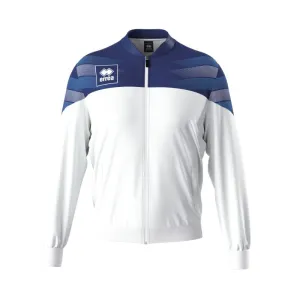 ERREA BILLY FULL ZIP TRACK JACKET WHITE NAVY CYAN