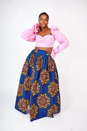 FOLU AFRICAN PRINT MAXI SKIRT