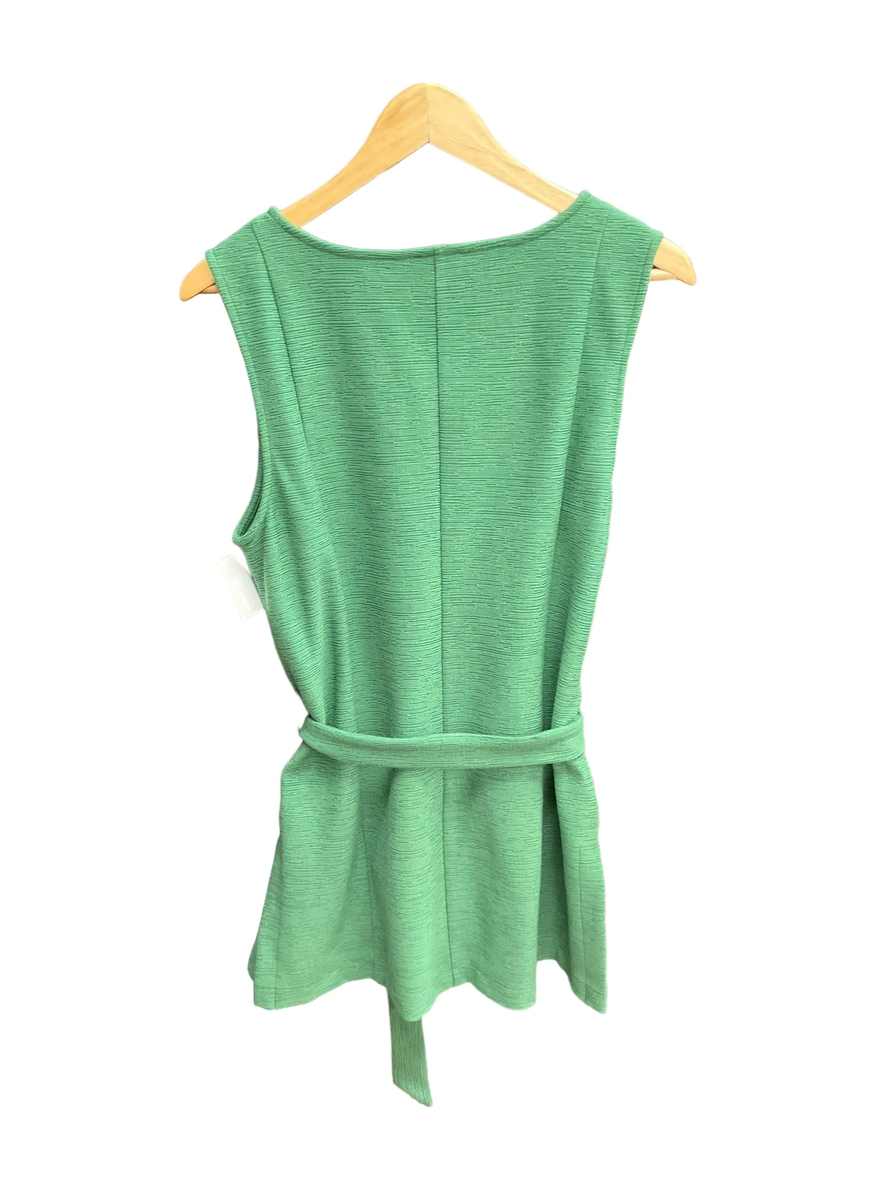 Green Tunic Sleeveless Ann Taylor, Size L