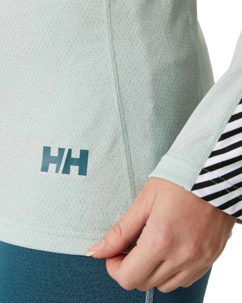 Helly Hansen Womens Lifa Active Stripe Crew Base Layer