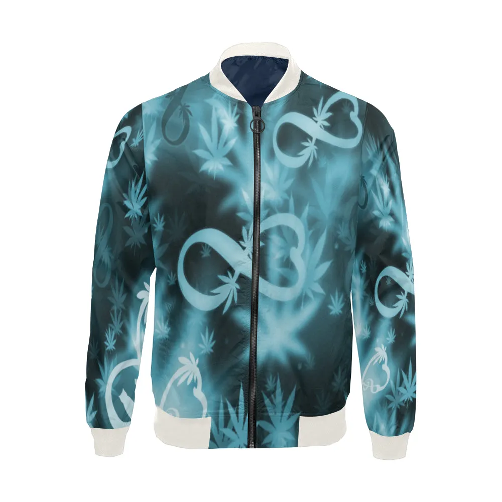 INFINITY BLUE COSMOS  Bomber Jacket for Men