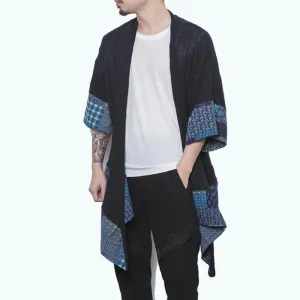 Japanese-Style Asymmetrical Kimono