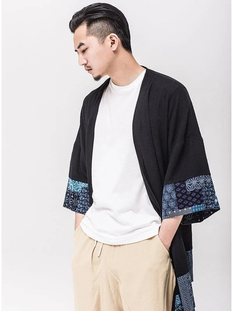 Japanese-Style Asymmetrical Kimono