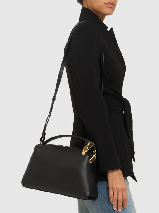 JW Anderson   Corner leather top handle bag 