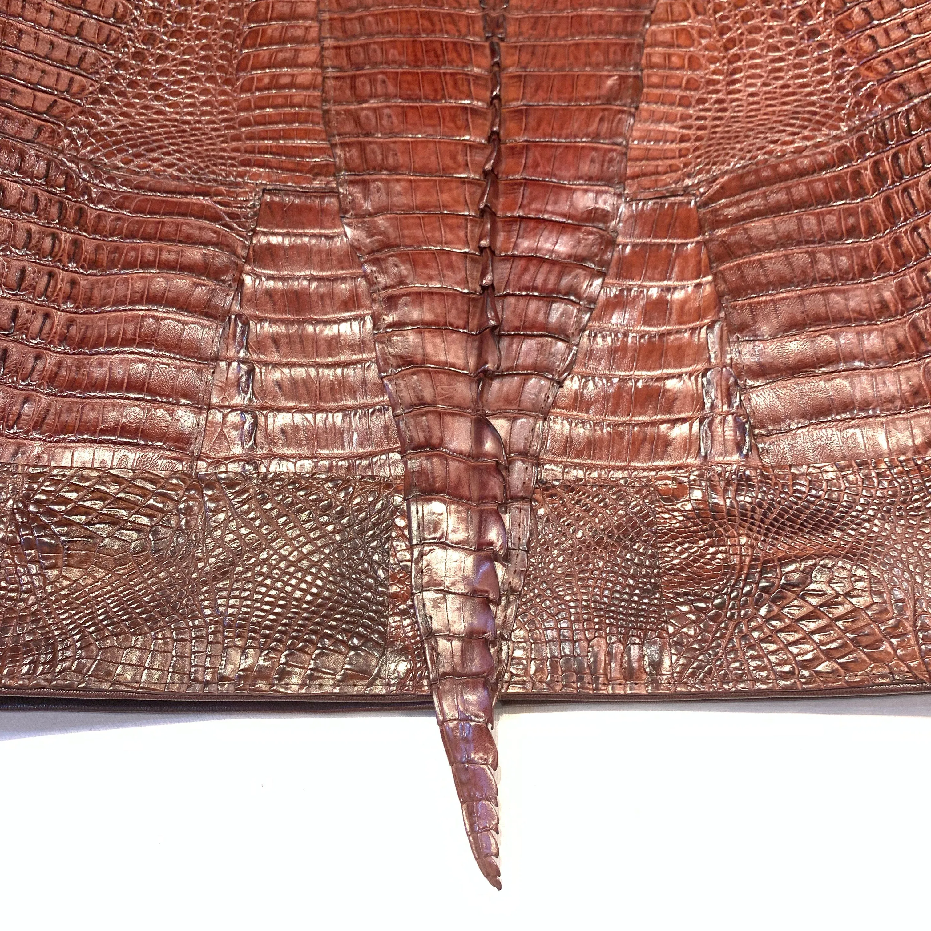 Kashani Chocolate Full All Over Crocodile Jacket