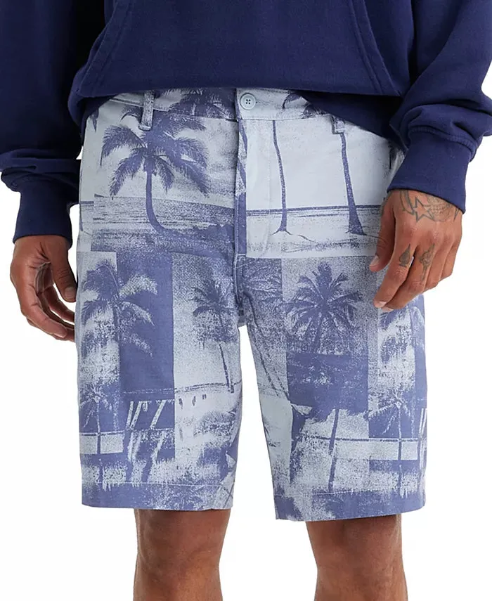 Levis Strauss & Co XX CHINO 9’ SHORTS Men’s -PALMS ON F-BLUE