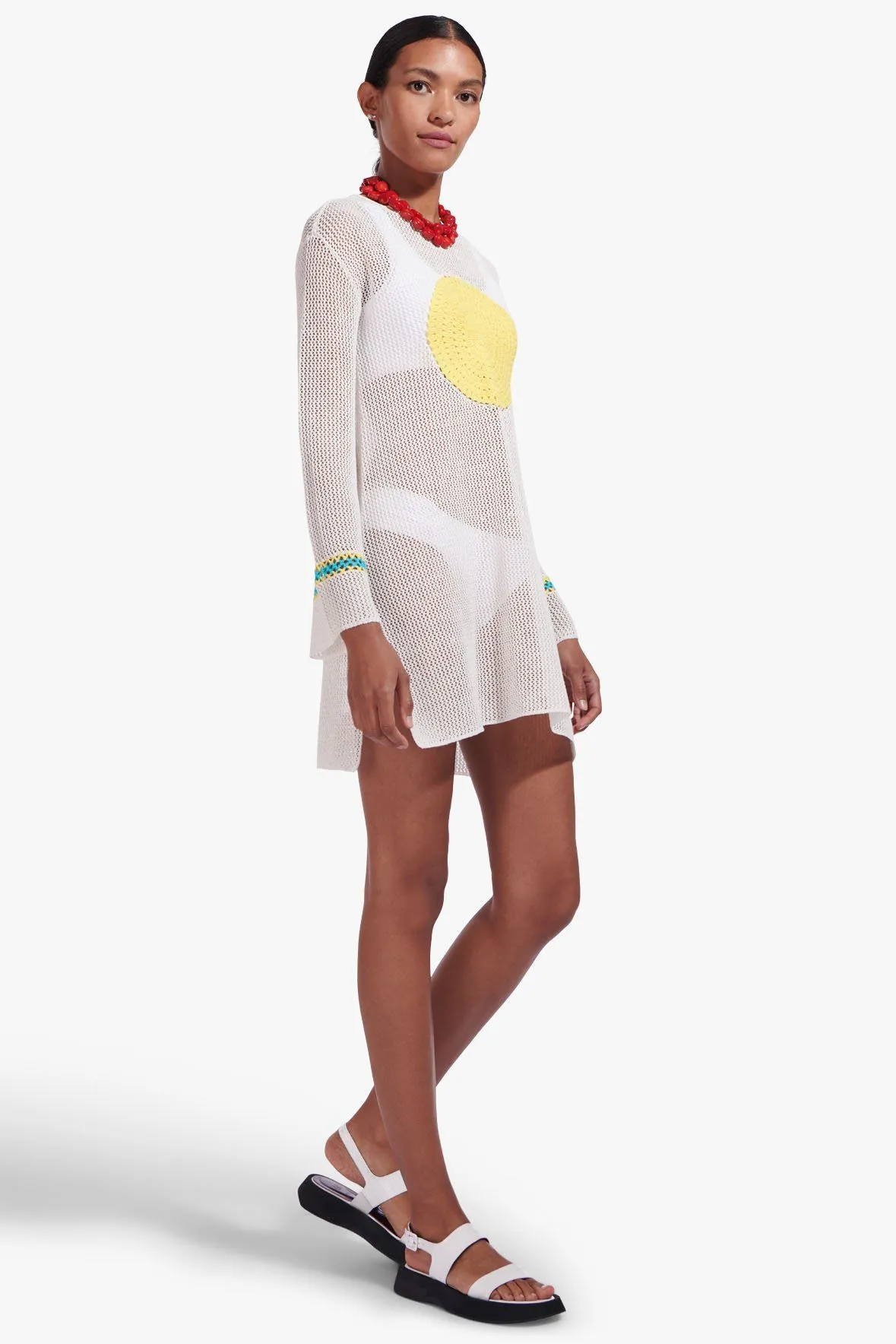 MARATEA TUNIC DRESS | WHITE