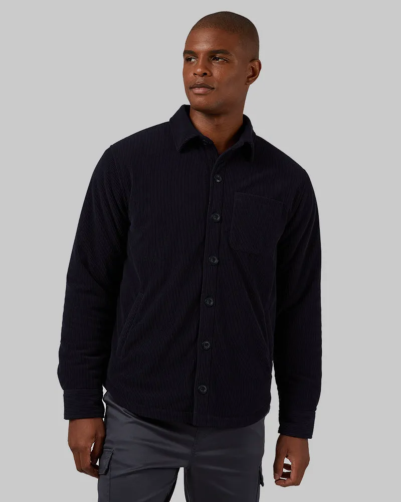 MEN'S CORDUROY SHERPA-LINED SHIRT JACKET