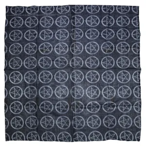 Meter x Meter Pentagram Print Square Scarf