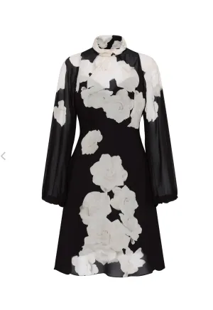 Moss & Spy Trinity Dress - Black/Ivory