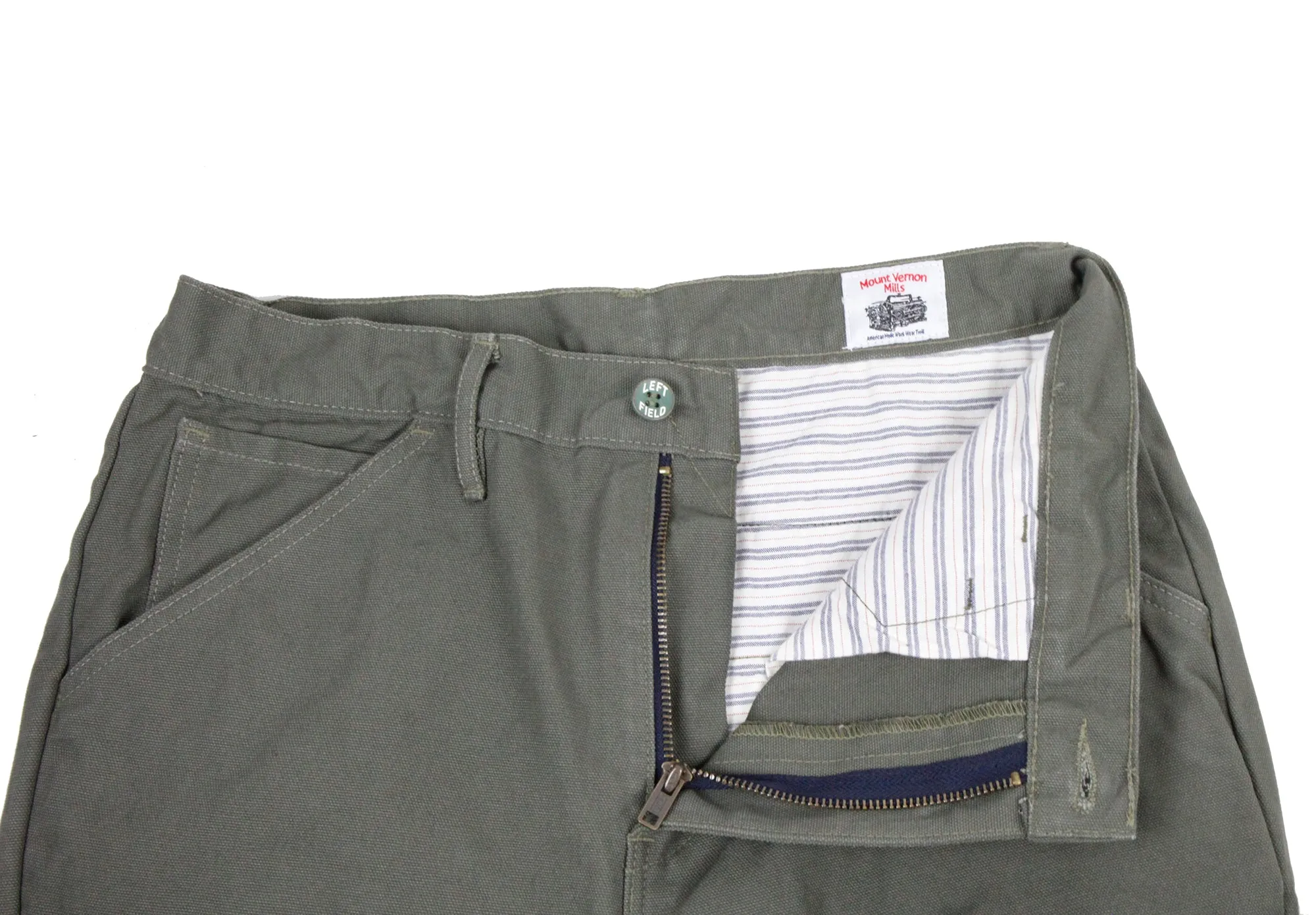 Olive Green  Mt Vernon 13 oz  Work Uniform Chino