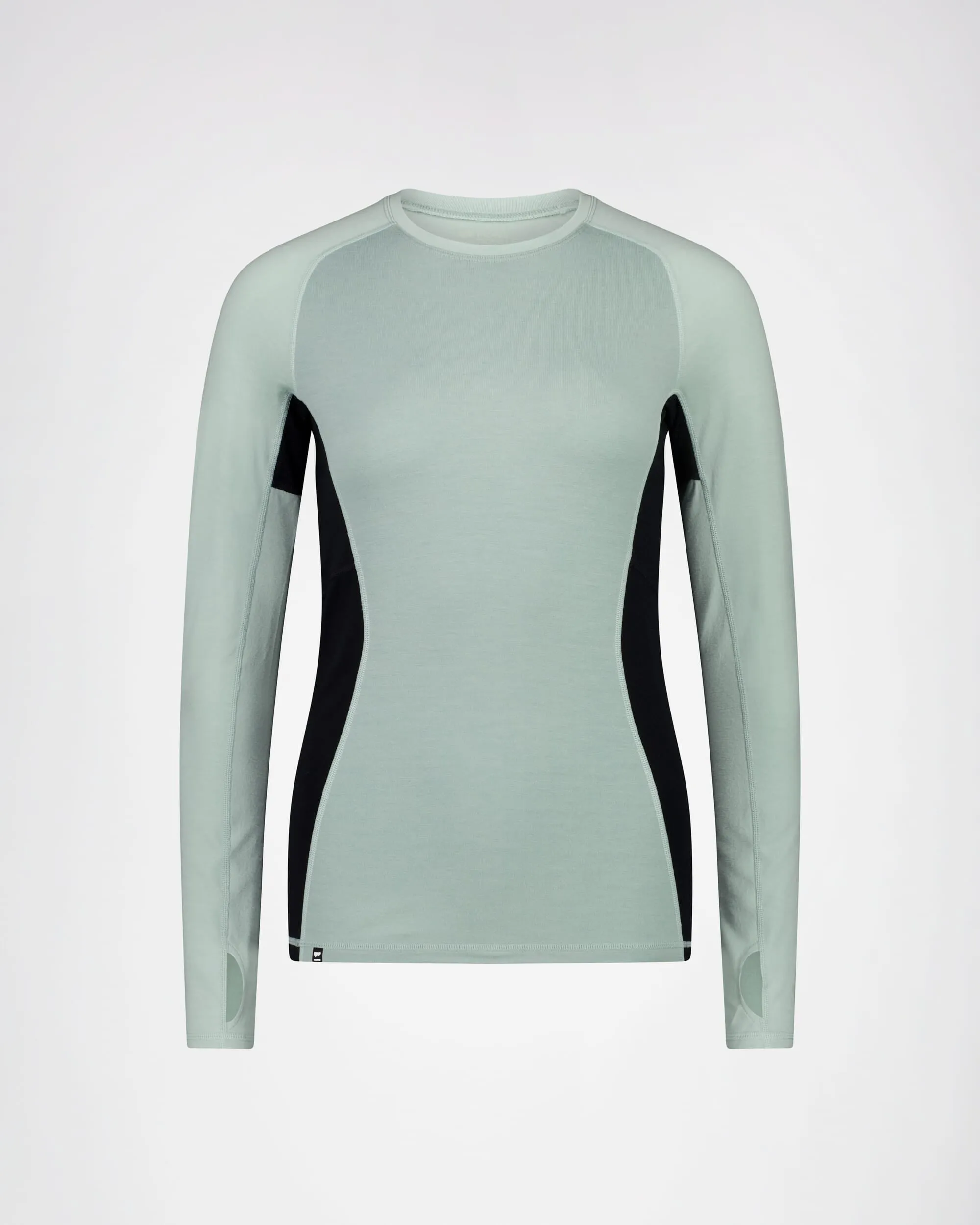 Olympus Merino Base Layer Long Sleeve - Glacier / Dew / Black