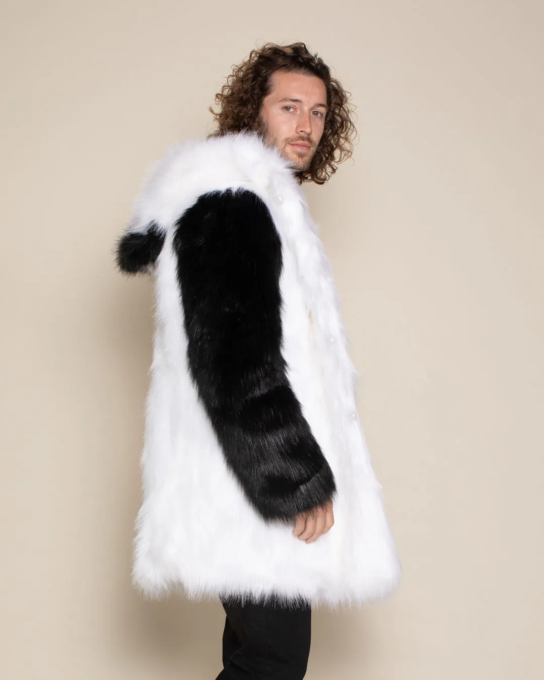 Panda Bear Classic Faux Fur Coat | Men's