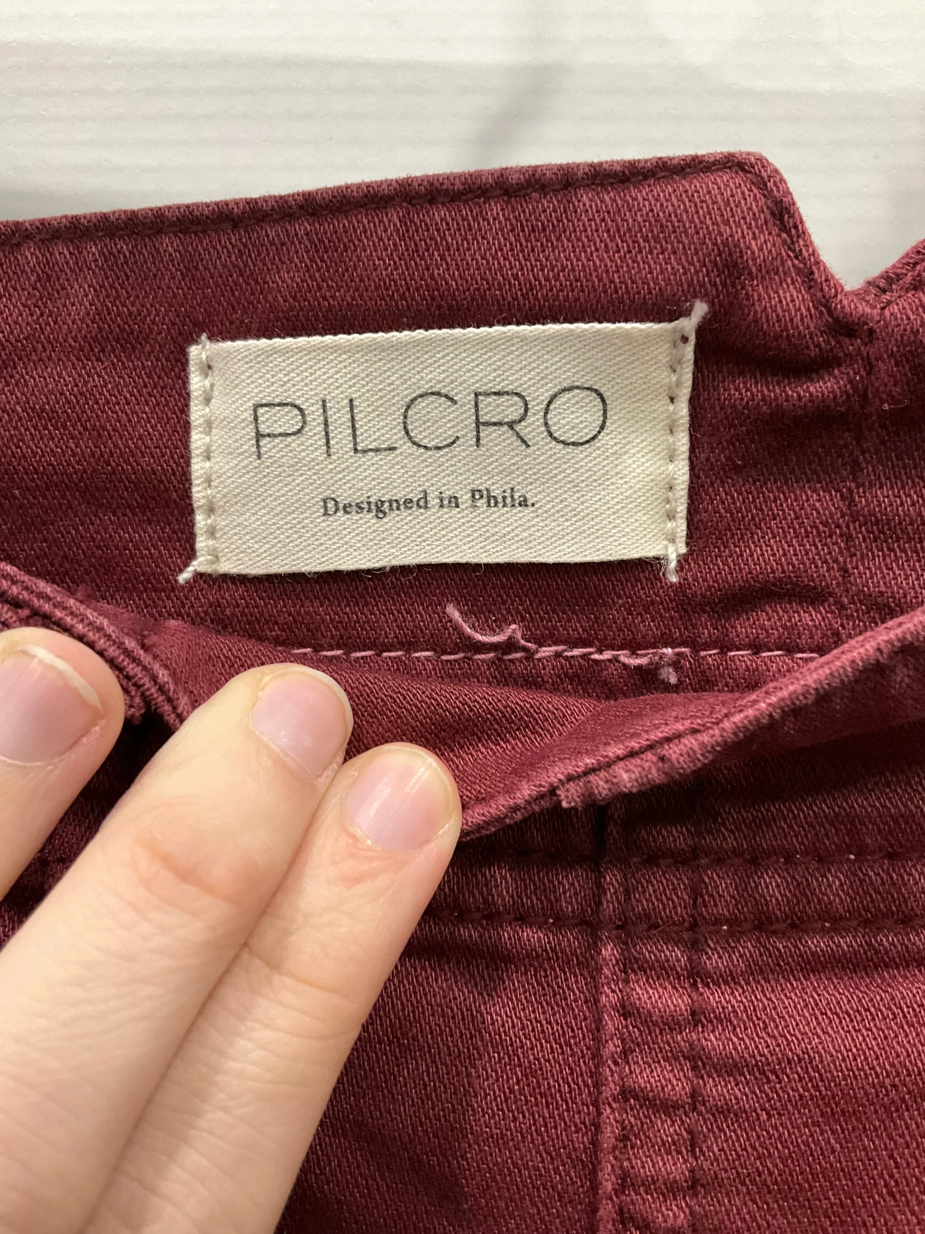 Pants Chinos & Khakis By Pilcro In Maroon, Size: 6