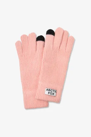 Recycled Knit Gloves | Pastel Pink Original