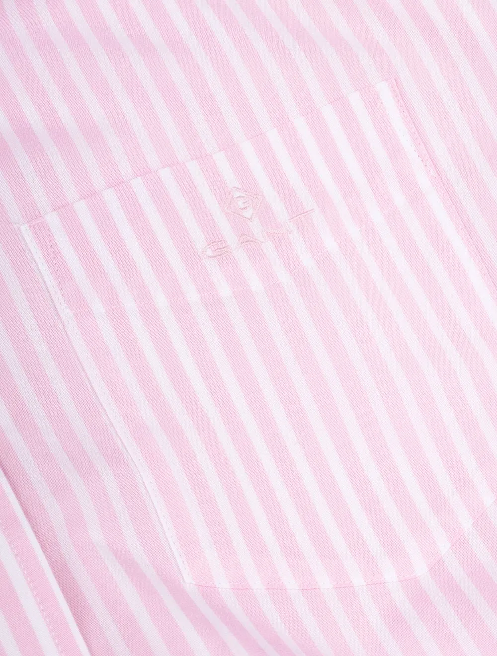 Regular Fit Striped Broadcloth Shirt California Pink