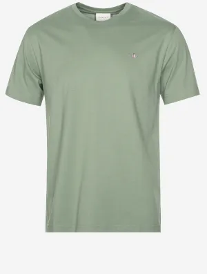 Regular Shield Short Sleeve T-Shirt Dry Green