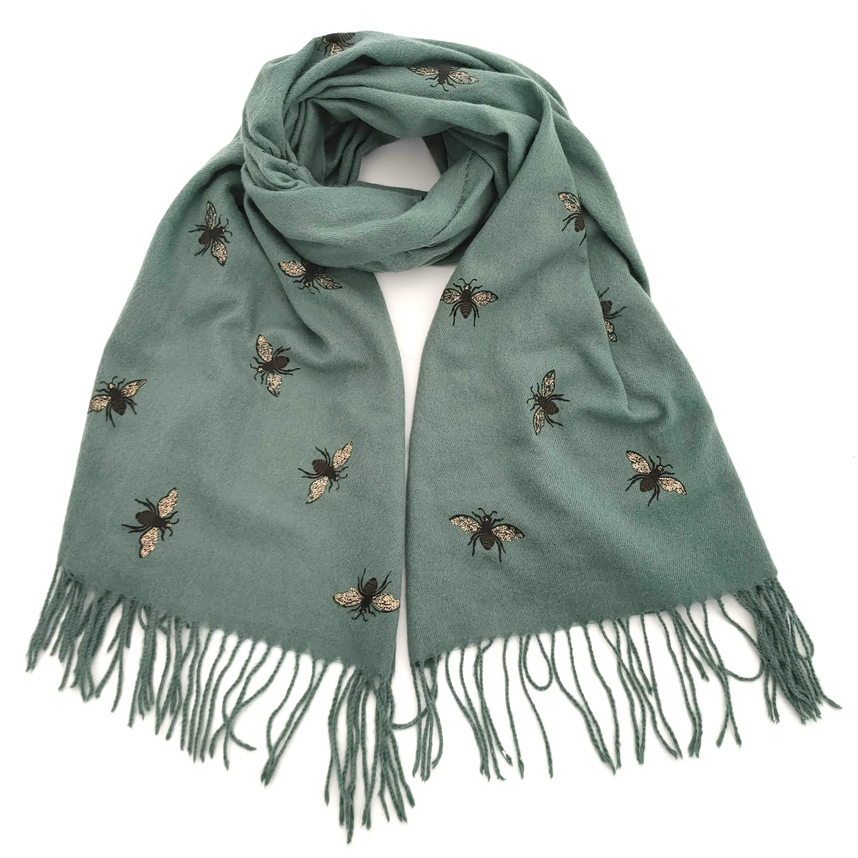 Remo - Glitter Bee Pashmina Style Scarf