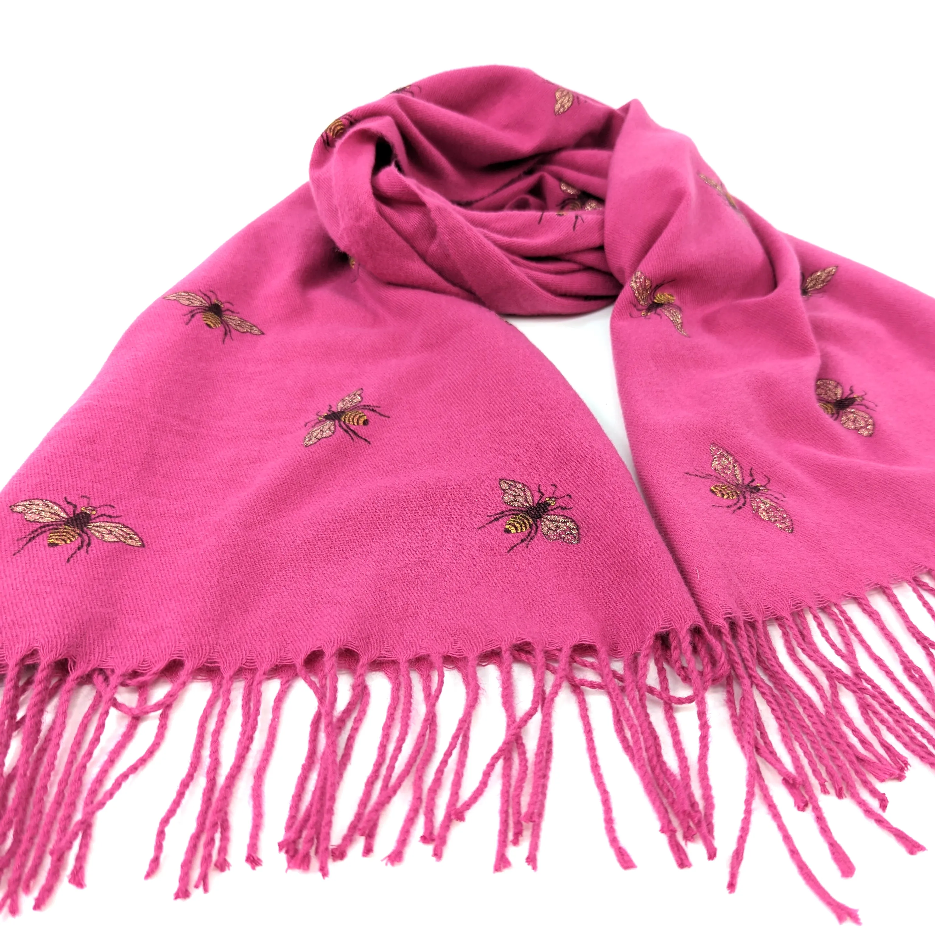 Remo - Glitter Bee Pashmina Style Scarf