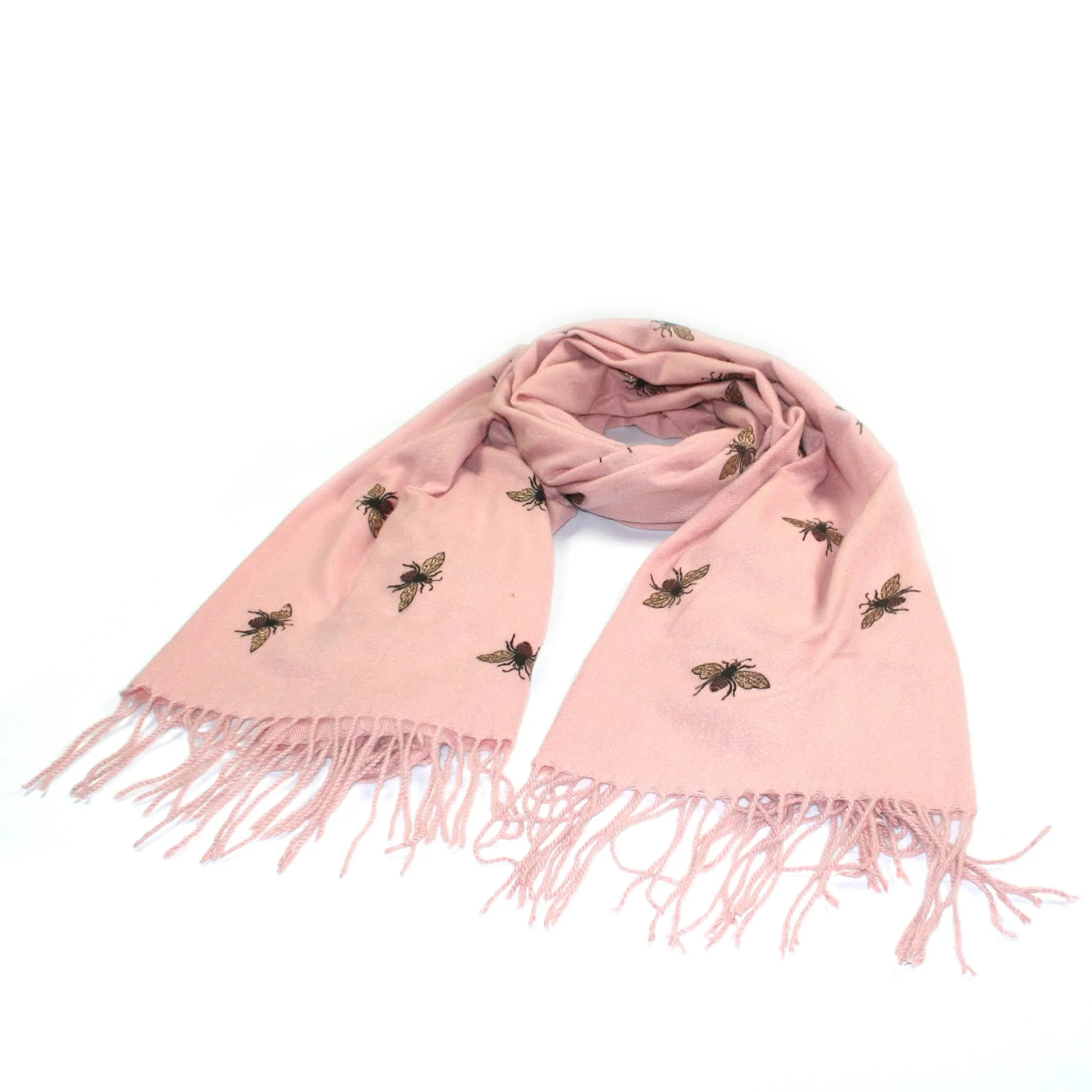 Remo - Glitter Bee Pashmina Style Scarf