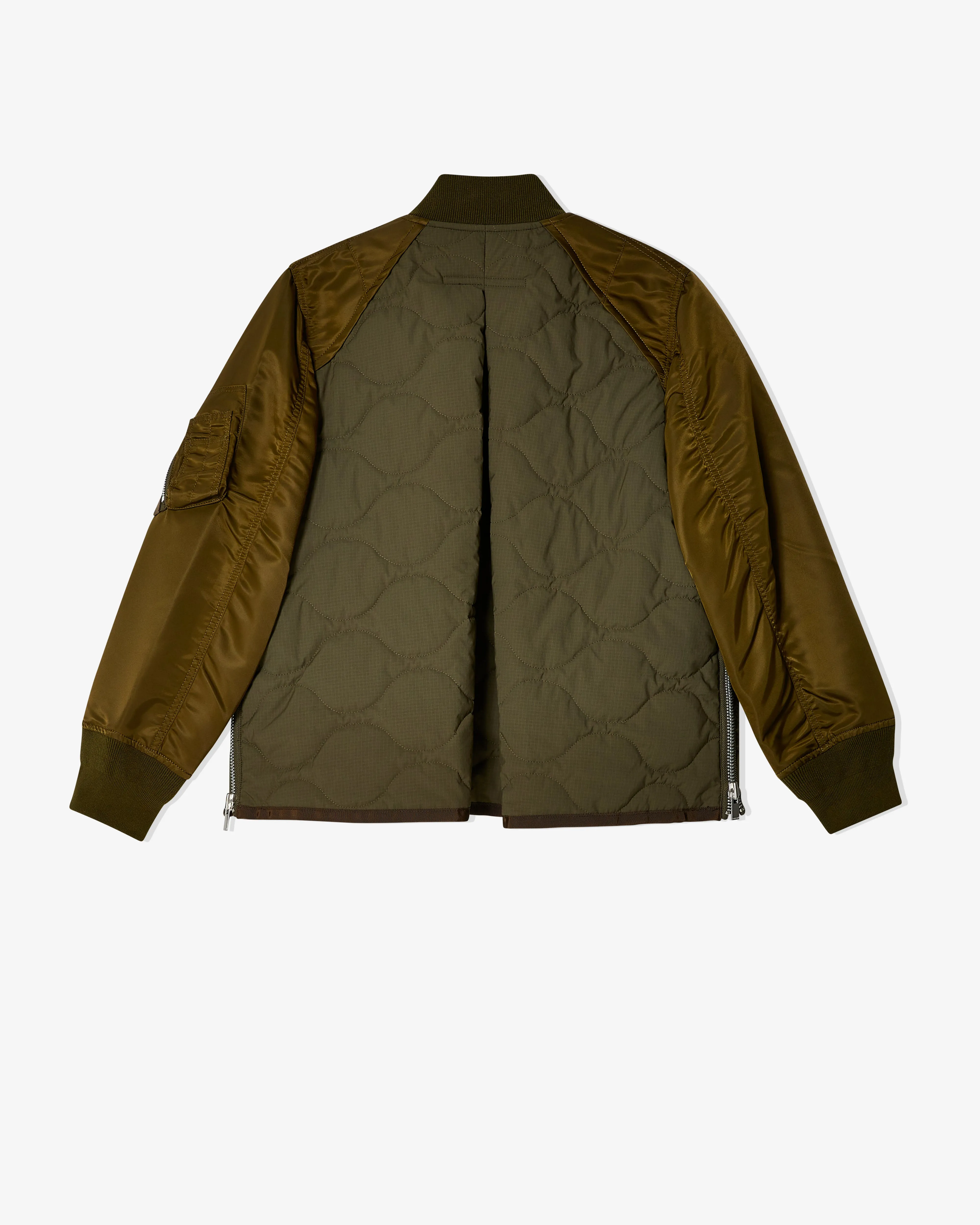 Sacai - Women's Rip Stop Jacket - (Khaki/Olive)