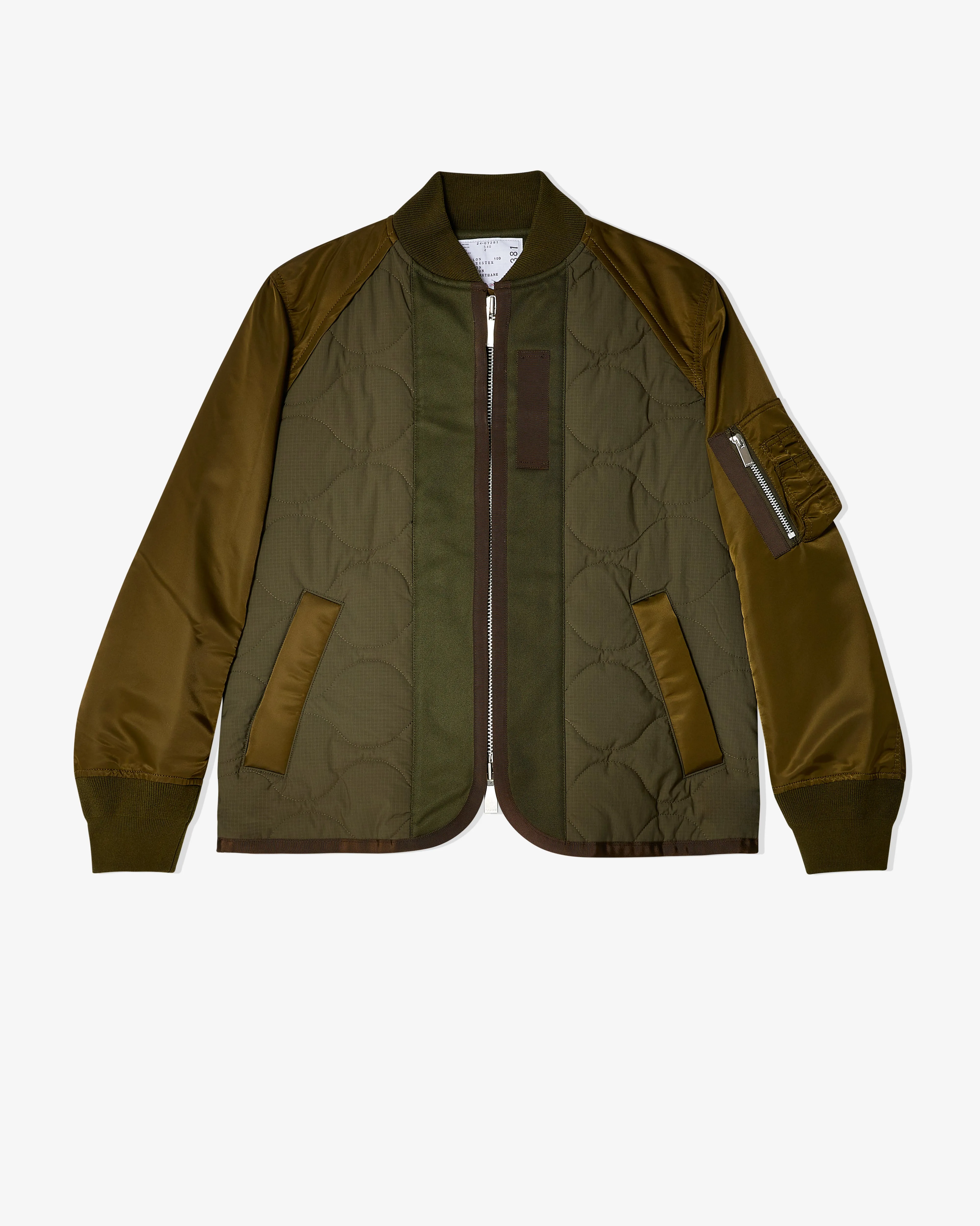 Sacai - Women's Rip Stop Jacket - (Khaki/Olive)