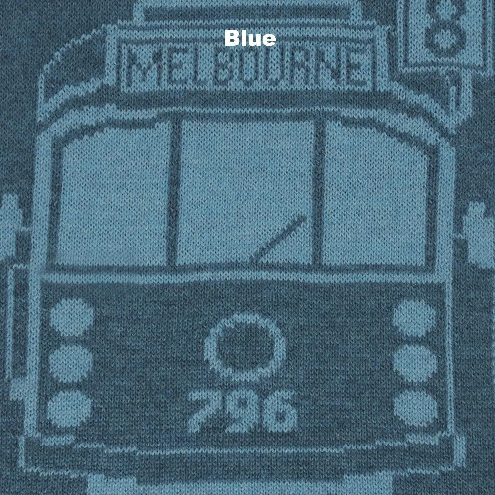 SCARVES - TRAM I AM - AUSTRALIAN EXTRAFINE MERINO