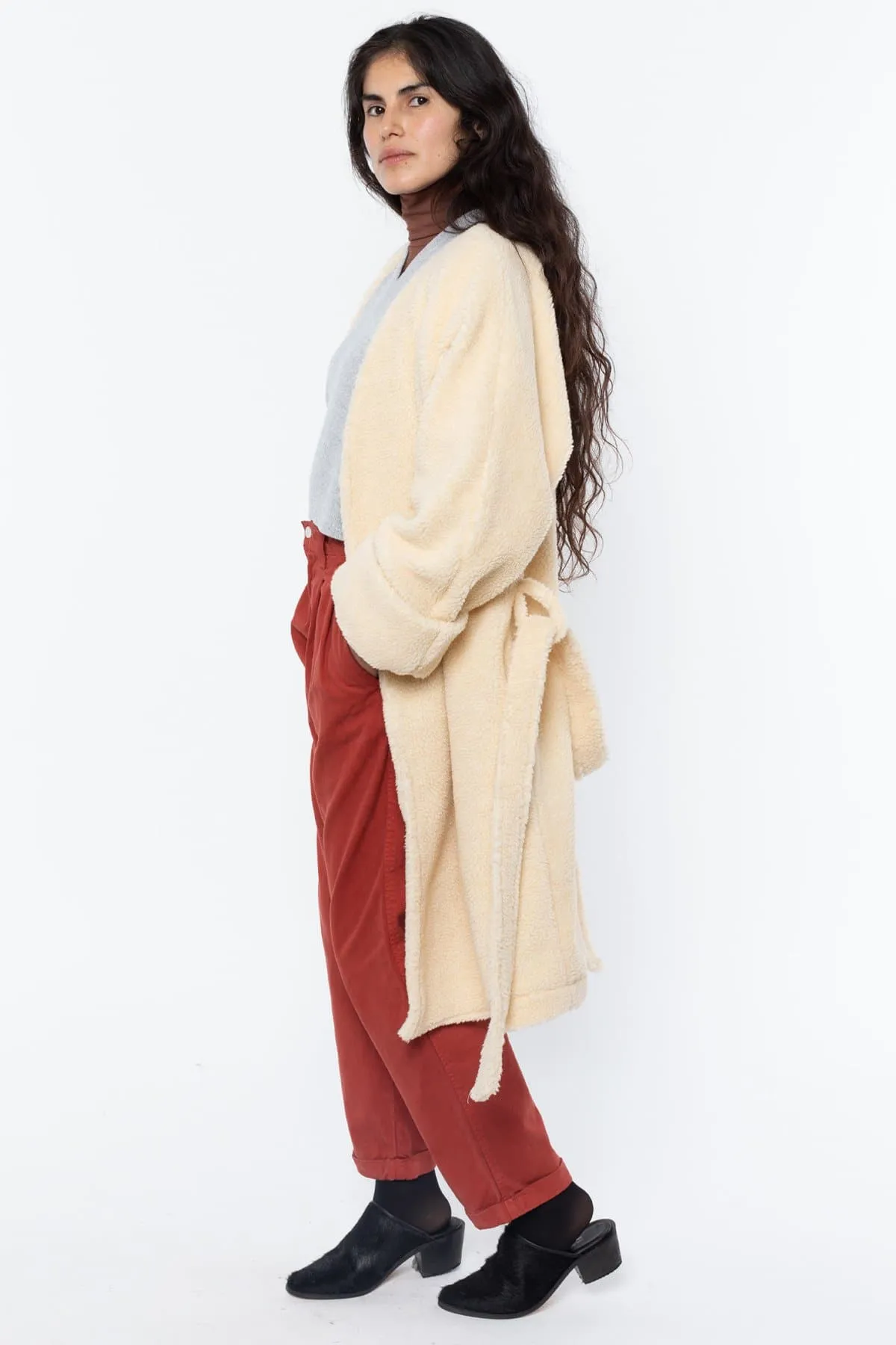 SHR312 - The Oversized Sherpa Wrap Coat