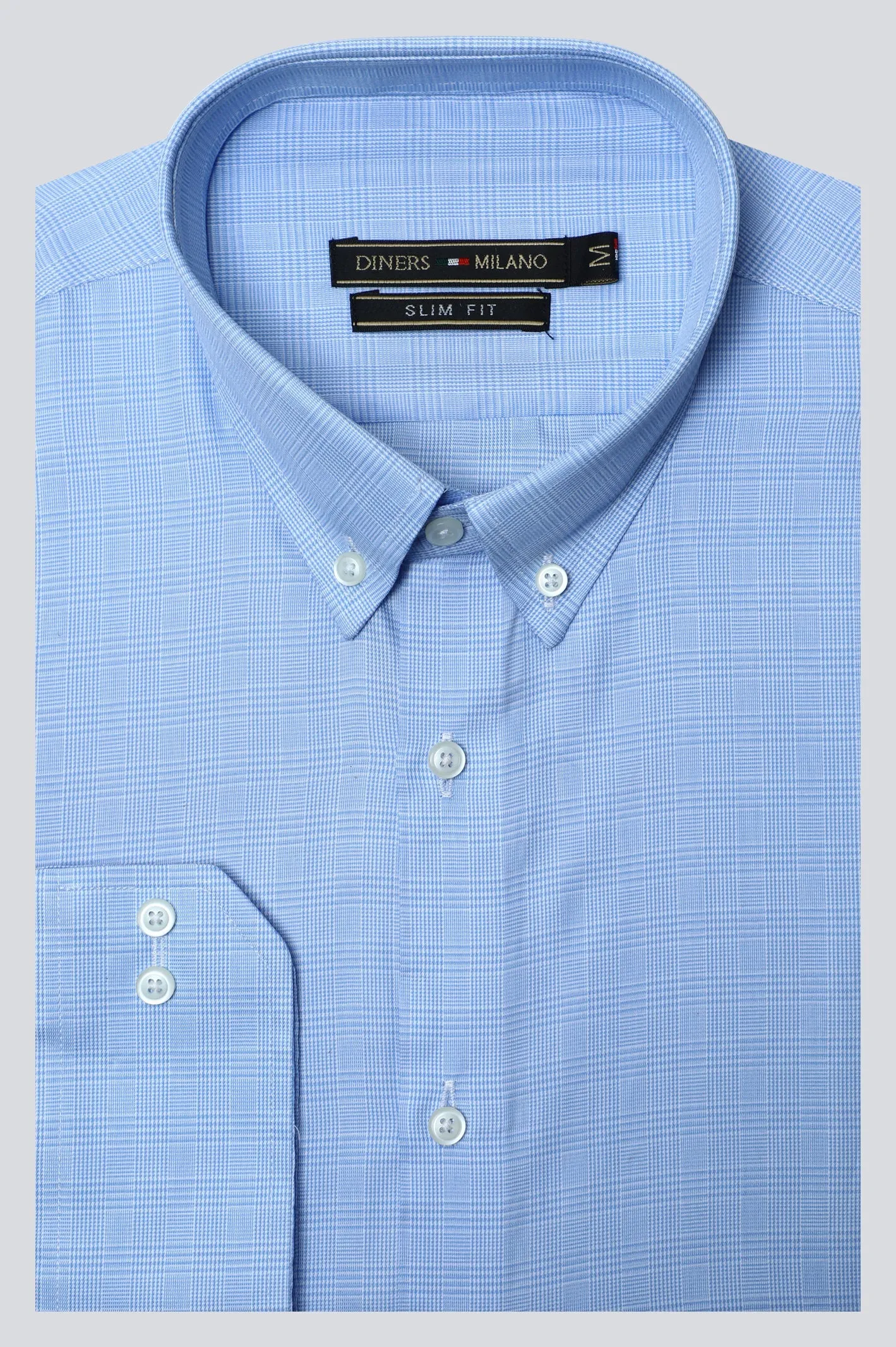 Sky Blue Texture Formal Milano Shirt