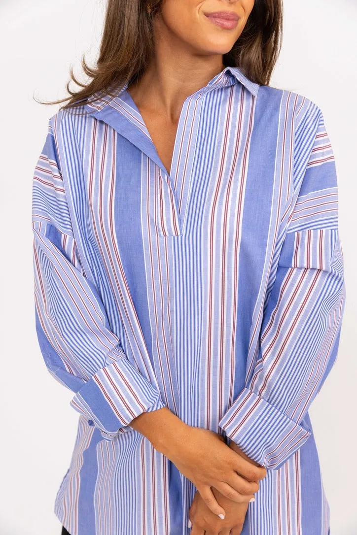 Stripe Oversized Tunic