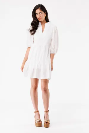 The Tory Dress - White Eyelet