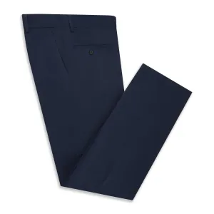 Thomas Navy Cotton Twill Trouser