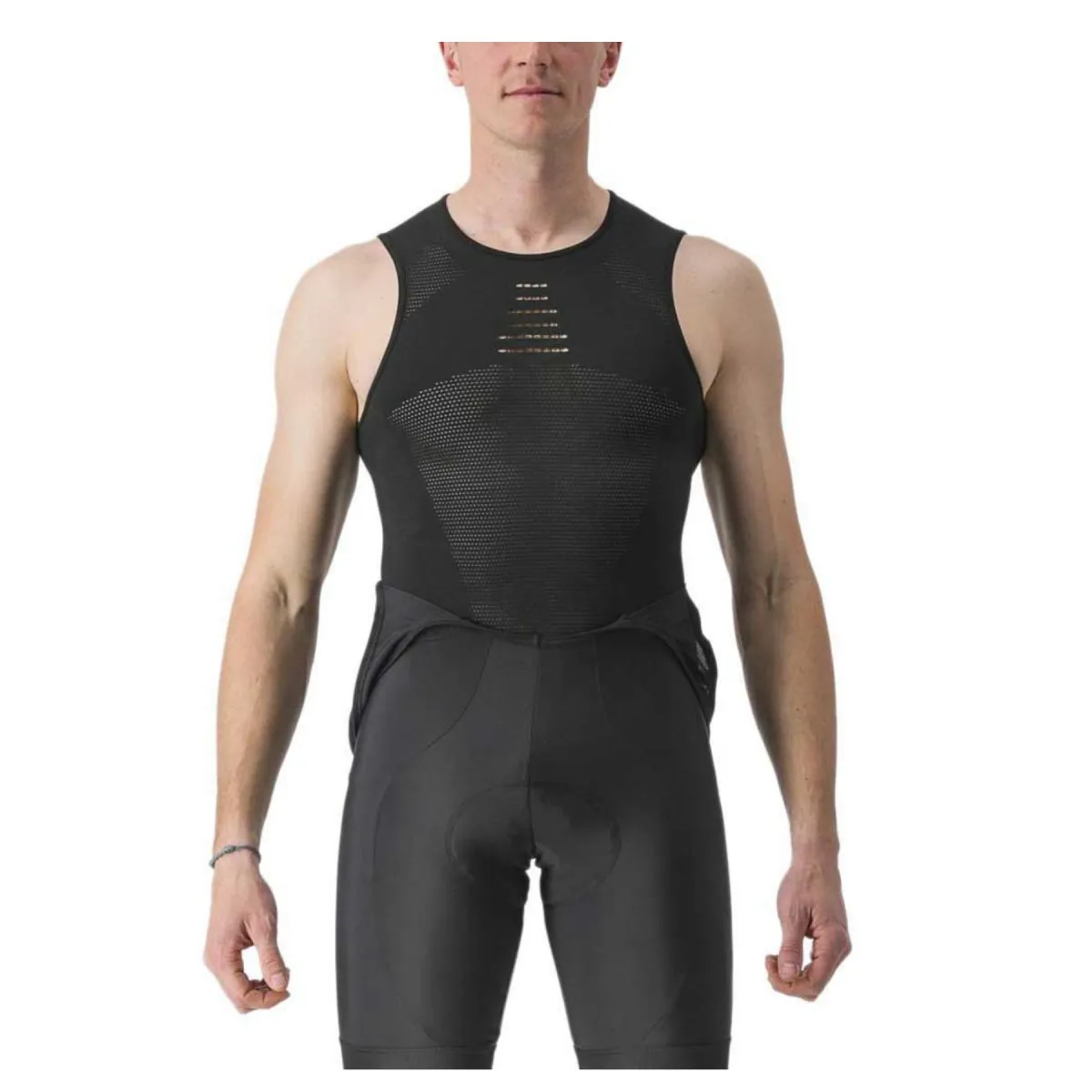 Undershirt Castelli Core Seamless Sleevesless Black