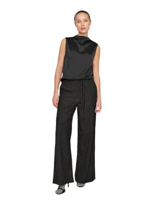 Vila Womens Pants Esma HW Black Beauty/Birch