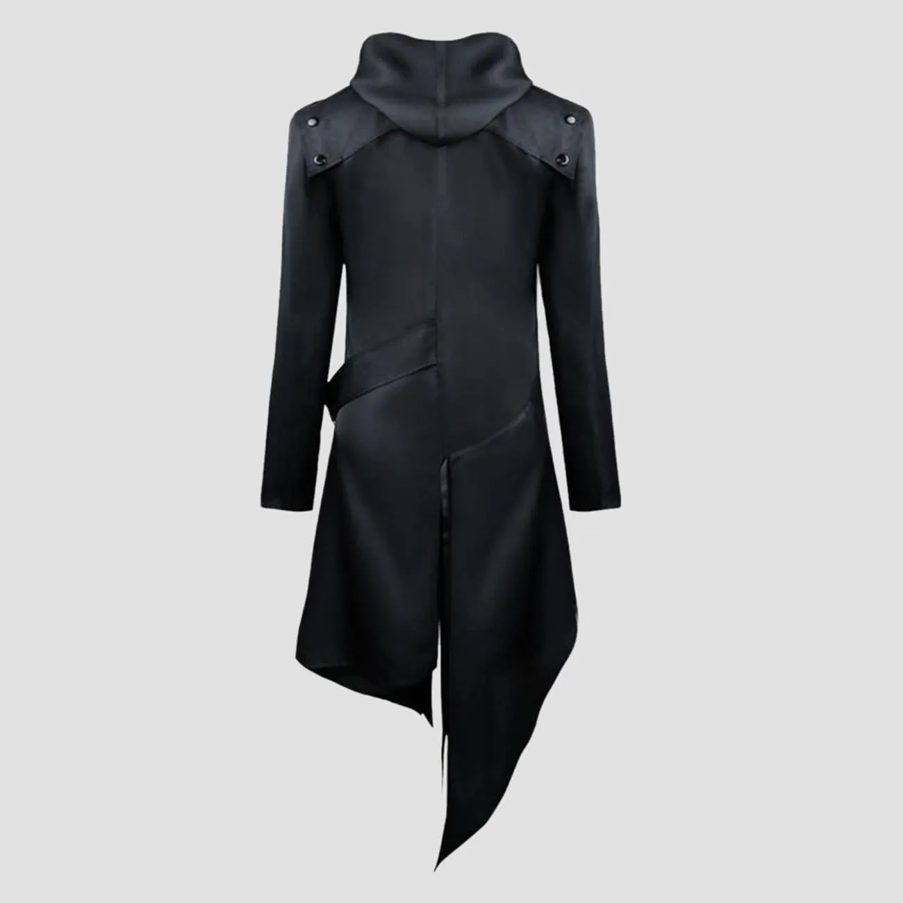 WLS Dark Irregular Ribbons Long Jacket